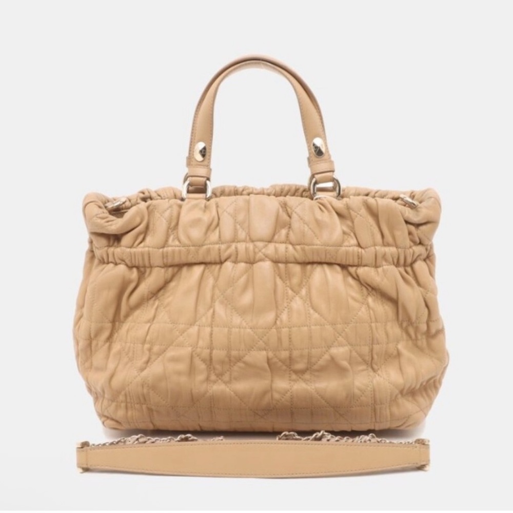 DIOR cannage lamb skin EUC Bag